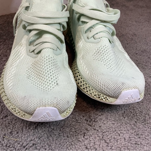 adidas Alphaedge 4D Parley White Aero Green Men’s Size 12 Fair Staining main image 11